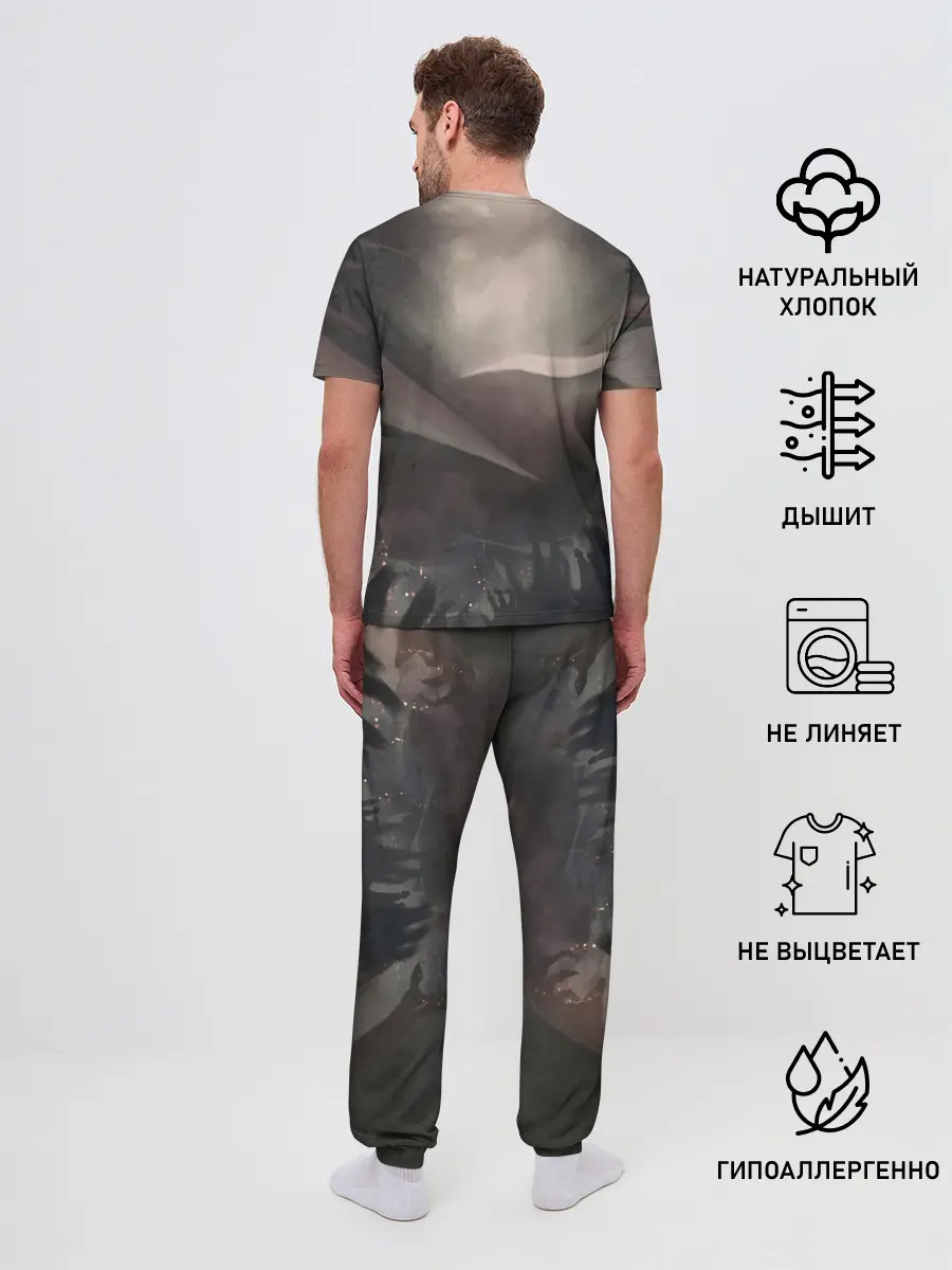 Мужская пижама с брюками / Вэй Ин