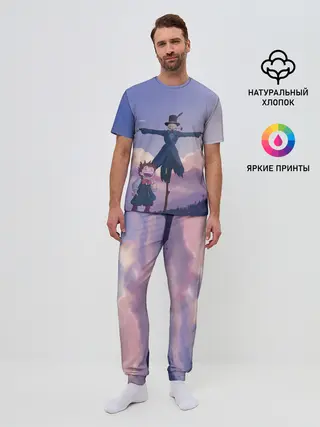 Мужская пижама с брюками / Маркл и Пугало-Репка