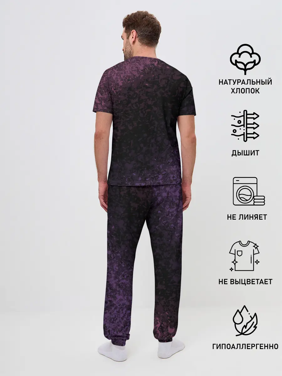 Мужская пижама с брюками / Панда