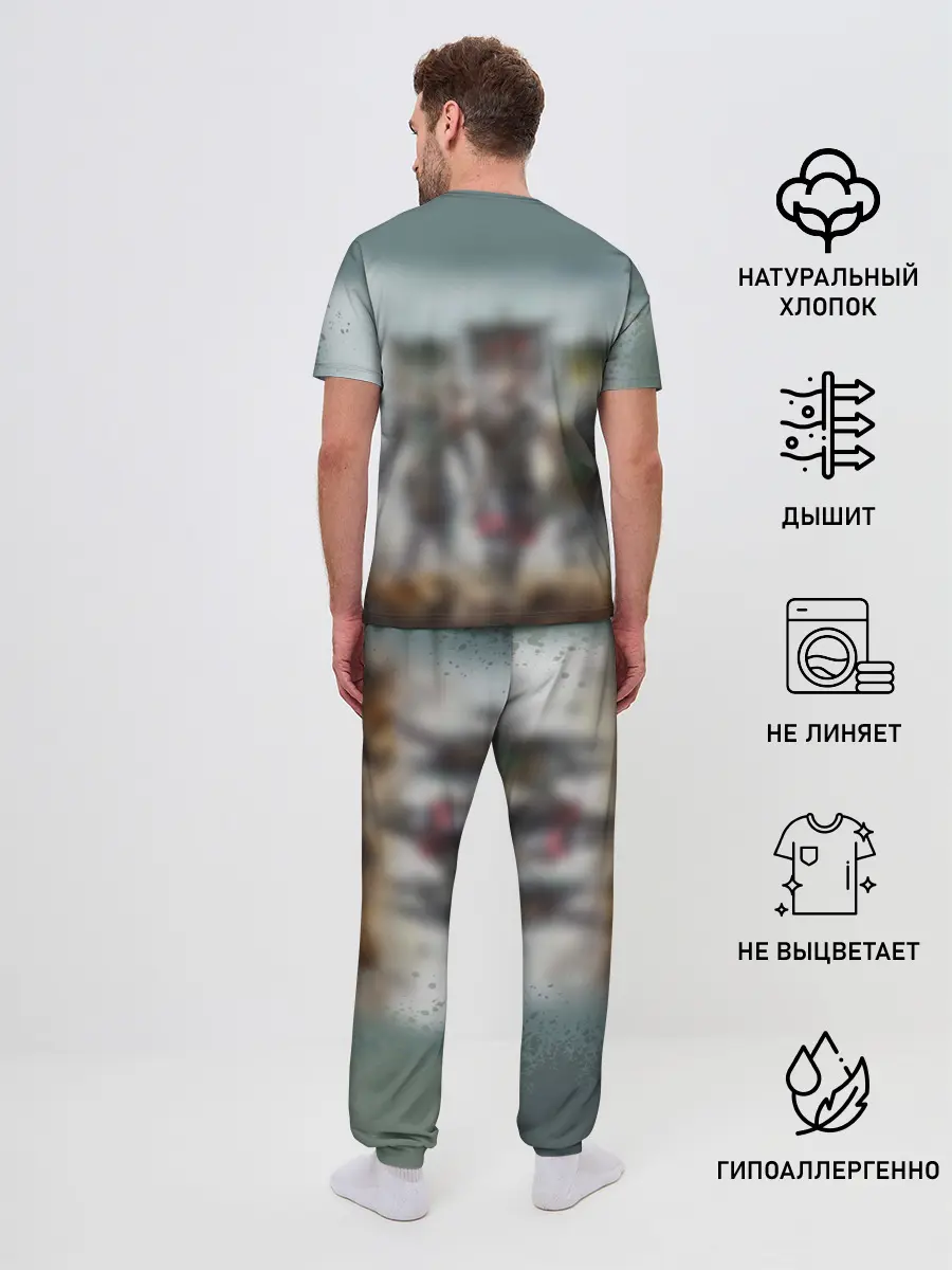 Мужская пижама с брюками / For Honor