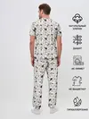 Мужская пижама с брюками / Котики
