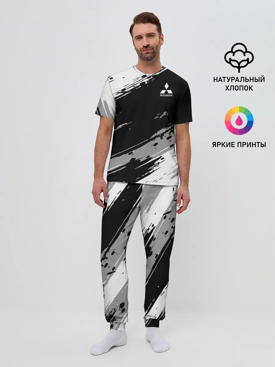Мужская пижама с брюками / Mitsubishi