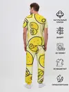 Мужская пижама с брюками / Лимончики
