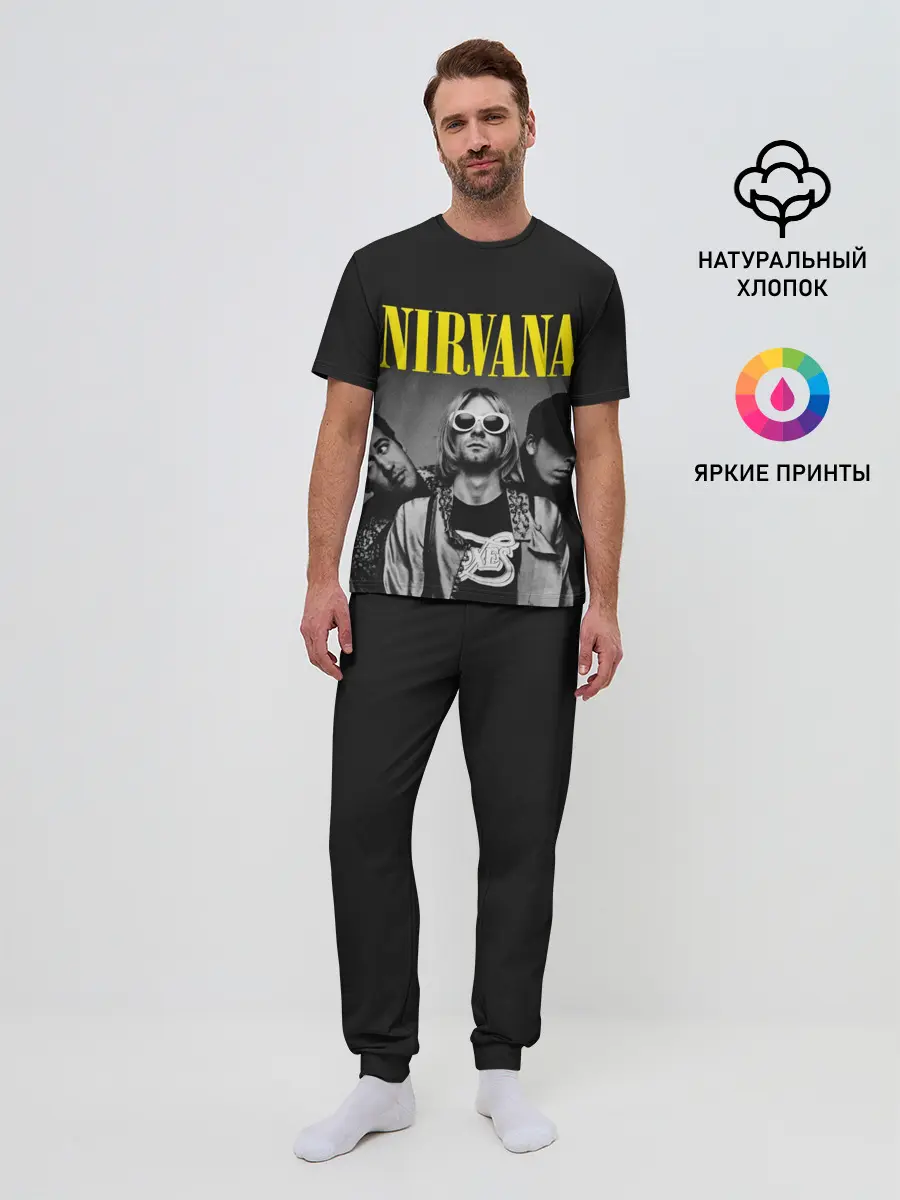Мужская пижама с брюками / NIRVANA