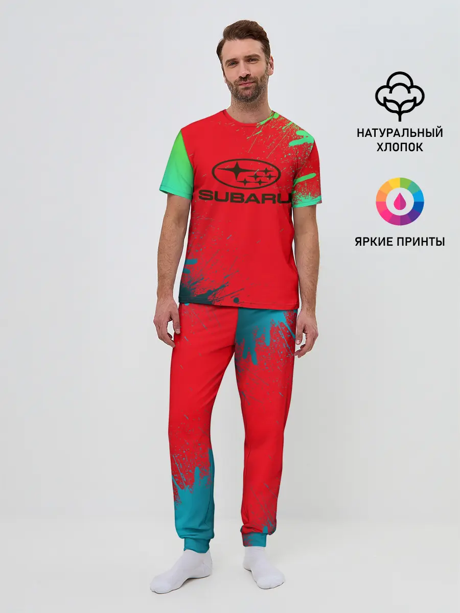 Мужская пижама с брюками / SUBARU