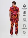 Мужская пижама с брюками / CAMOUFLAGE RED