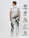 Мужская пижама с брюками / GEOMETRY STRIPES WHITE