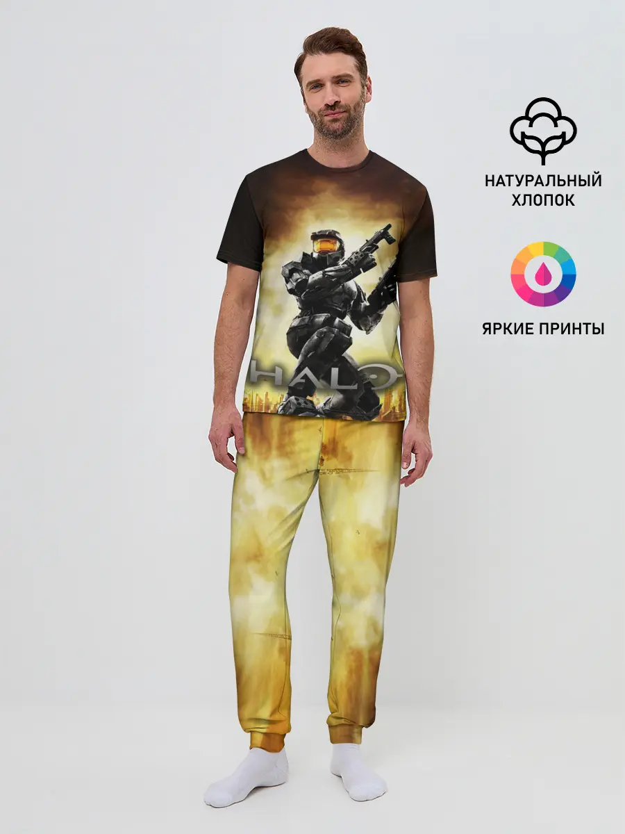 Мужская пижама с брюками / Halo Infinite