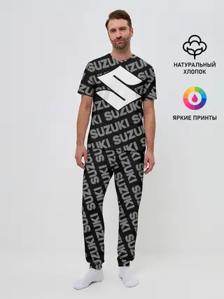 Мужская пижама с брюками / SUZUKI