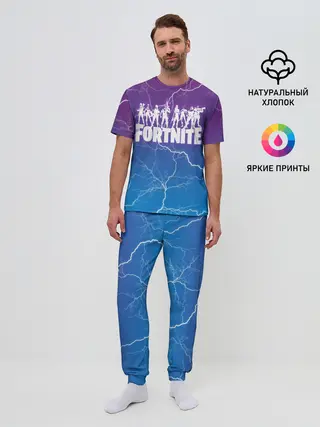 Мужская пижама с брюками / Fortnite