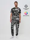 Мужская пижама с брюками / ЛОГОТИПЫ РОК ГРУПП