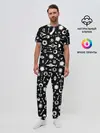 Мужская пижама с брюками / Космос