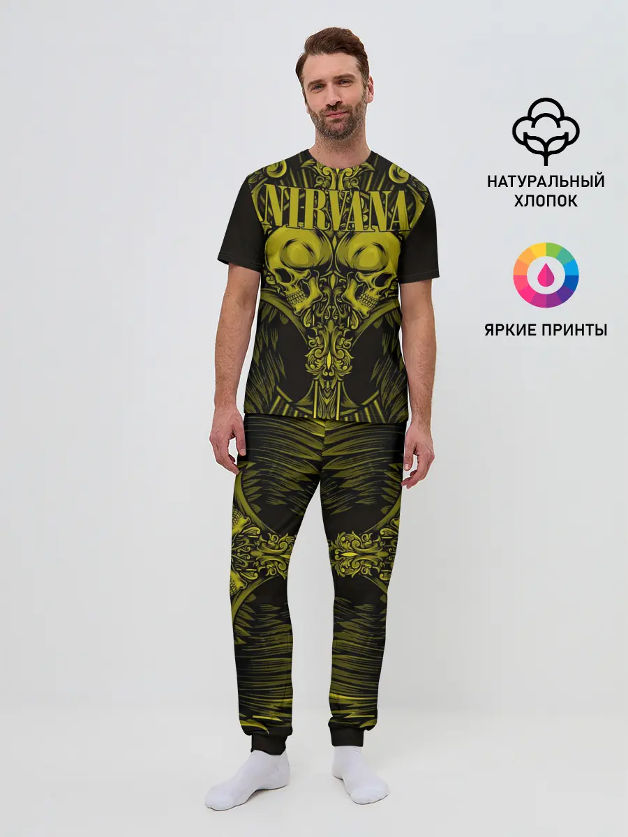 Мужская пижама с брюками / Nirvana