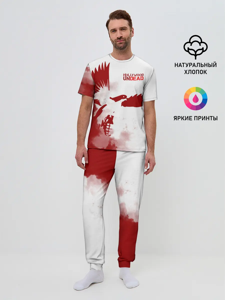 Мужская пижама с брюками / Hollywood Undead