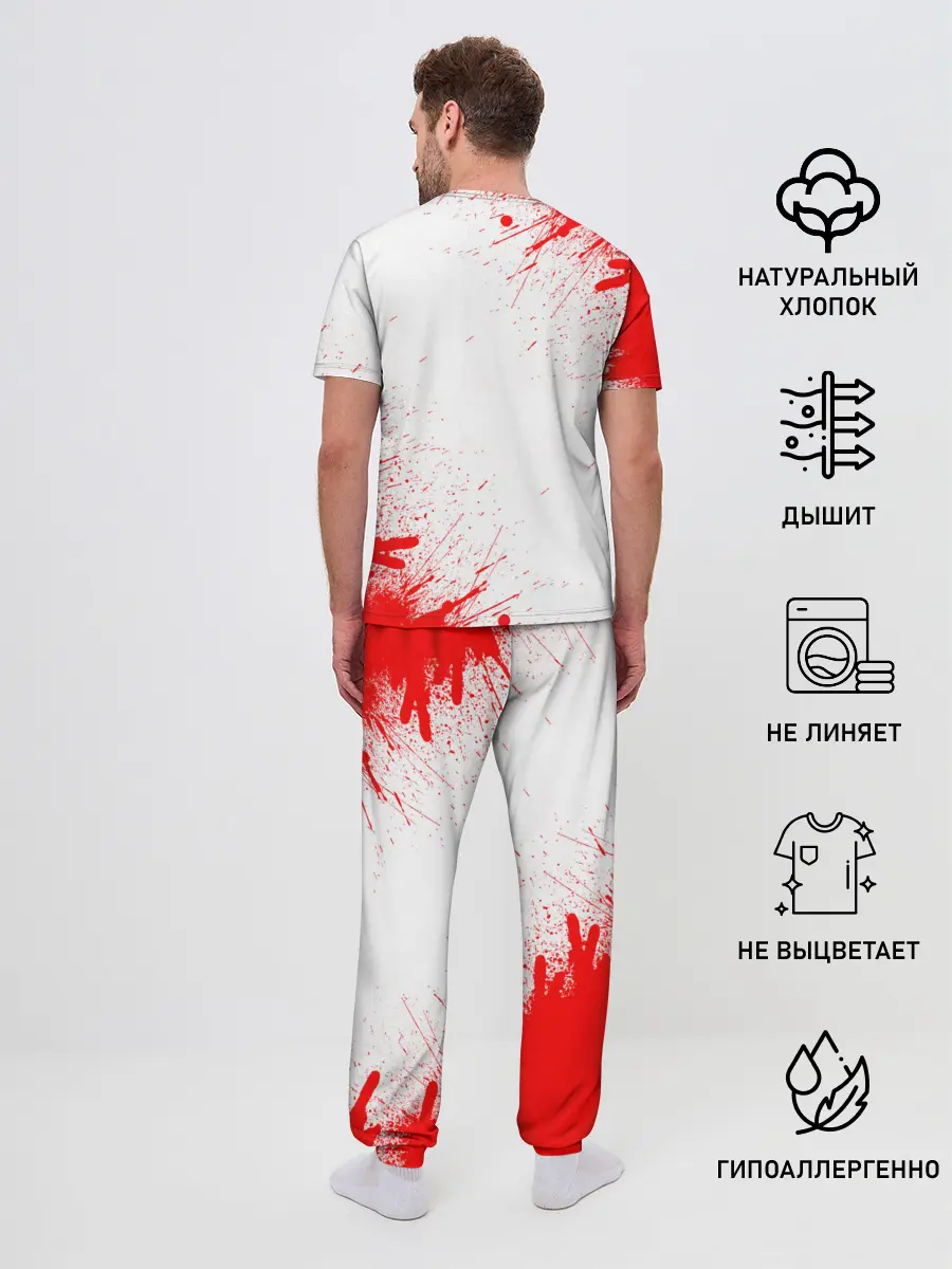 Мужская пижама с брюками / mazda