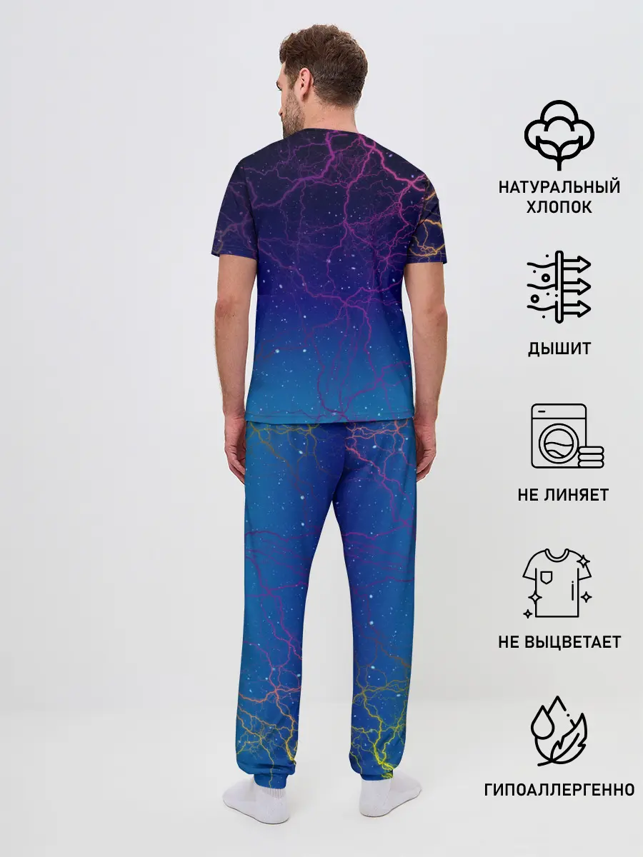 Мужская пижама с брюками / Fortnite,Marshmello