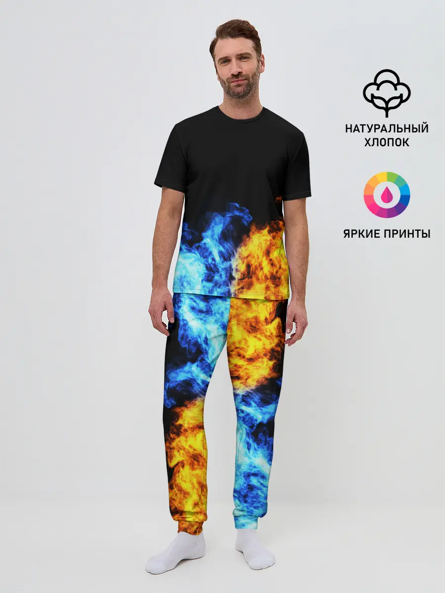 Мужская пижама с брюками / БИТВА ОГНЕЙ