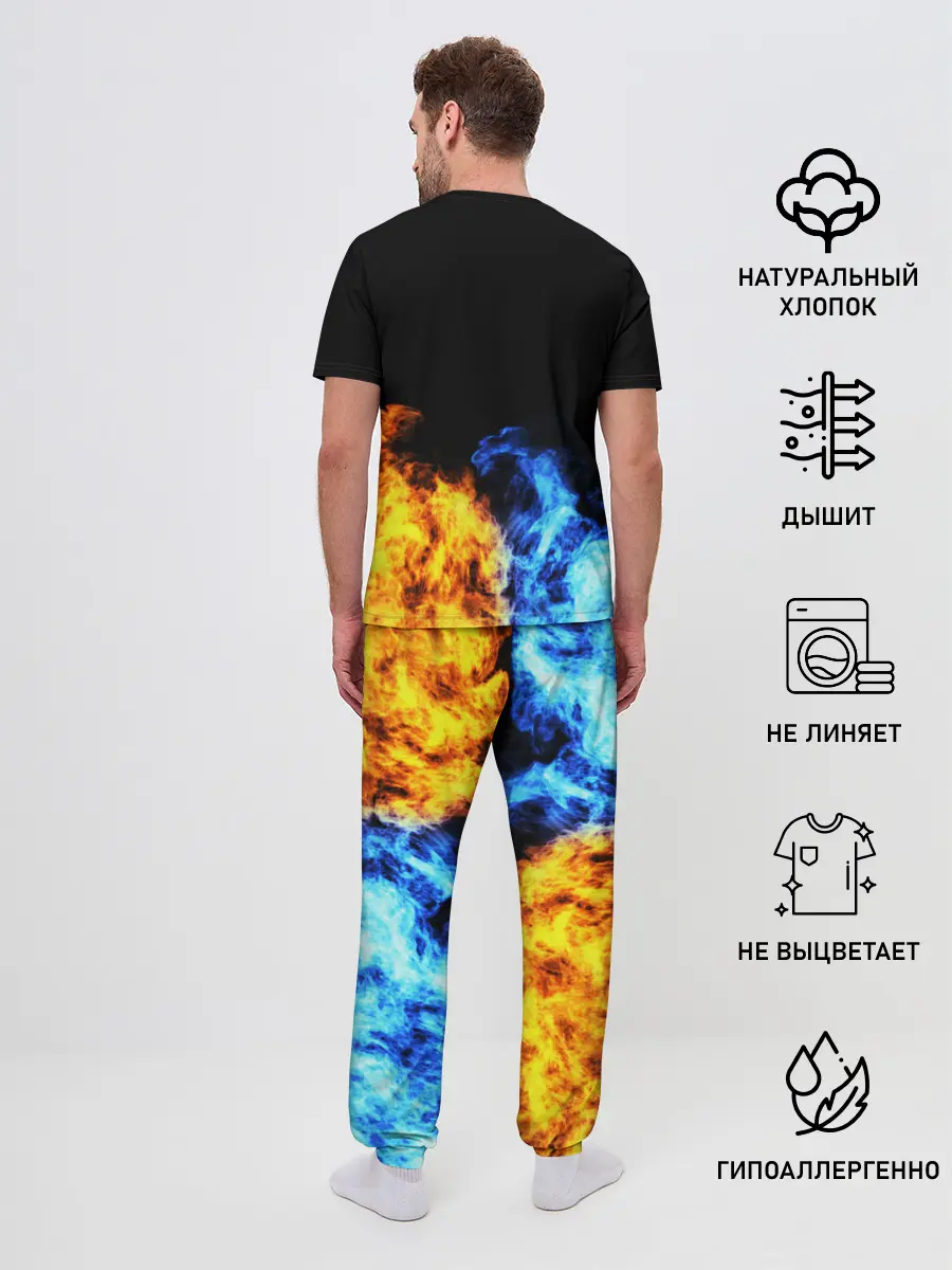 Мужская пижама с брюками / БИТВА ОГНЕЙ