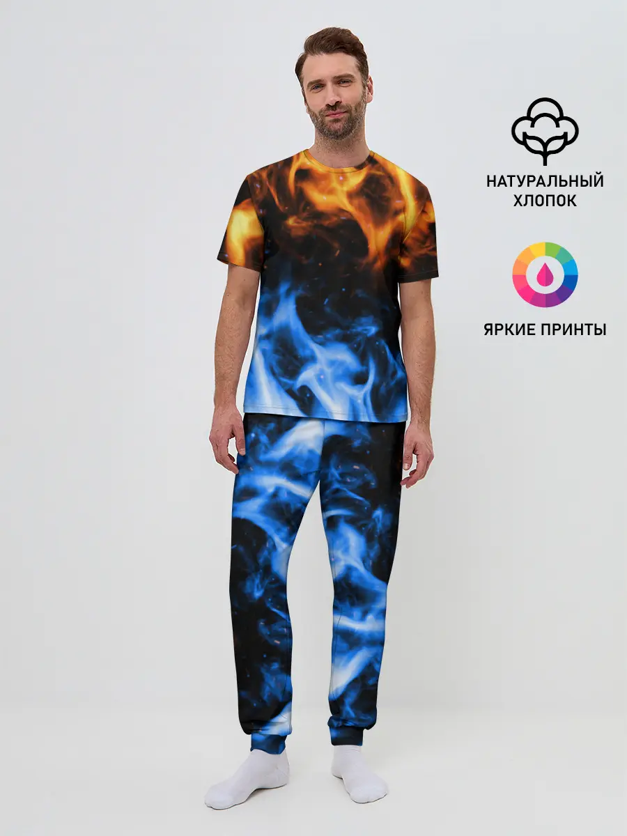 Мужская пижама с брюками / БИТВА ОГНЕЙ