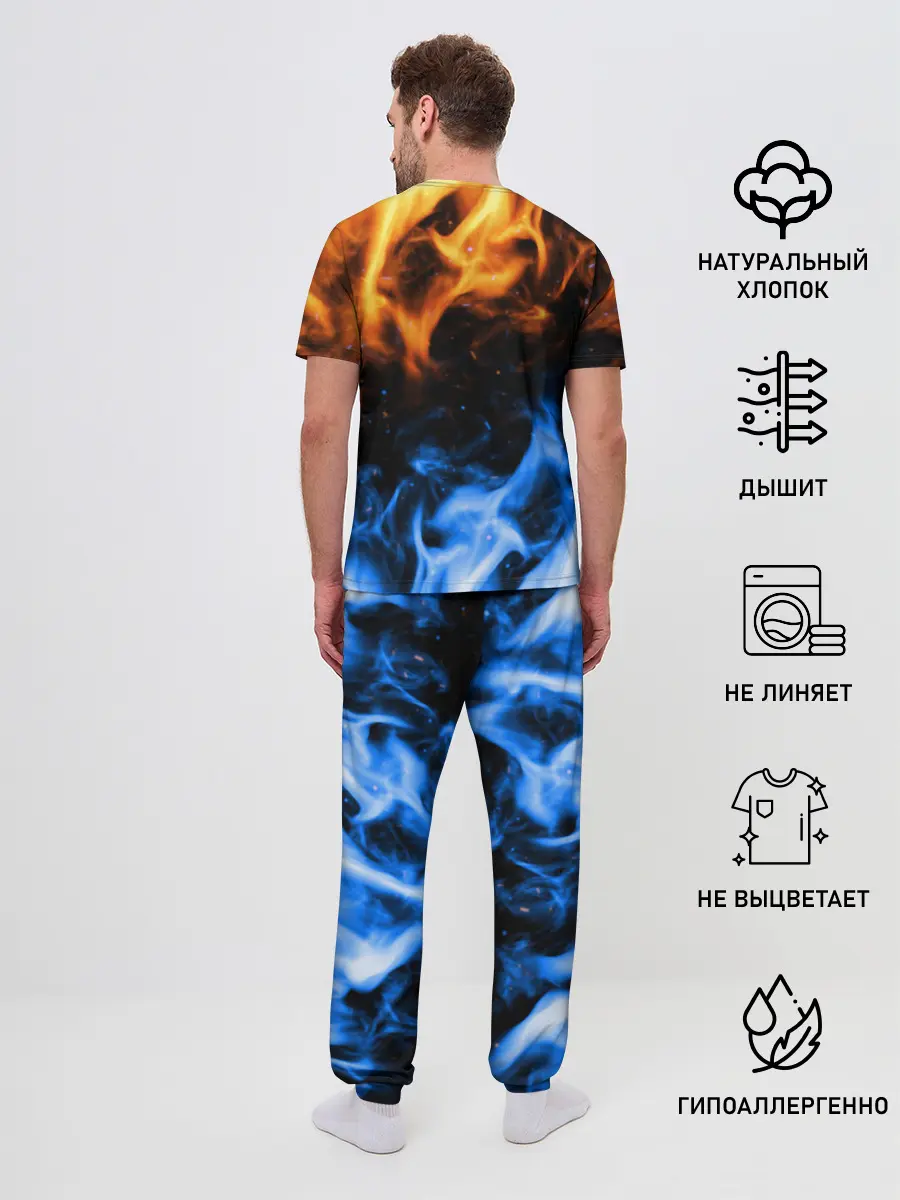 Мужская пижама с брюками / БИТВА ОГНЕЙ