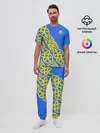 Мужская пижама с брюками / Форма Казахстан