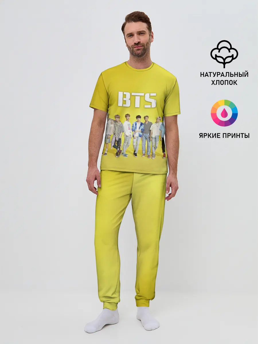 Мужская пижама с брюками / BTS