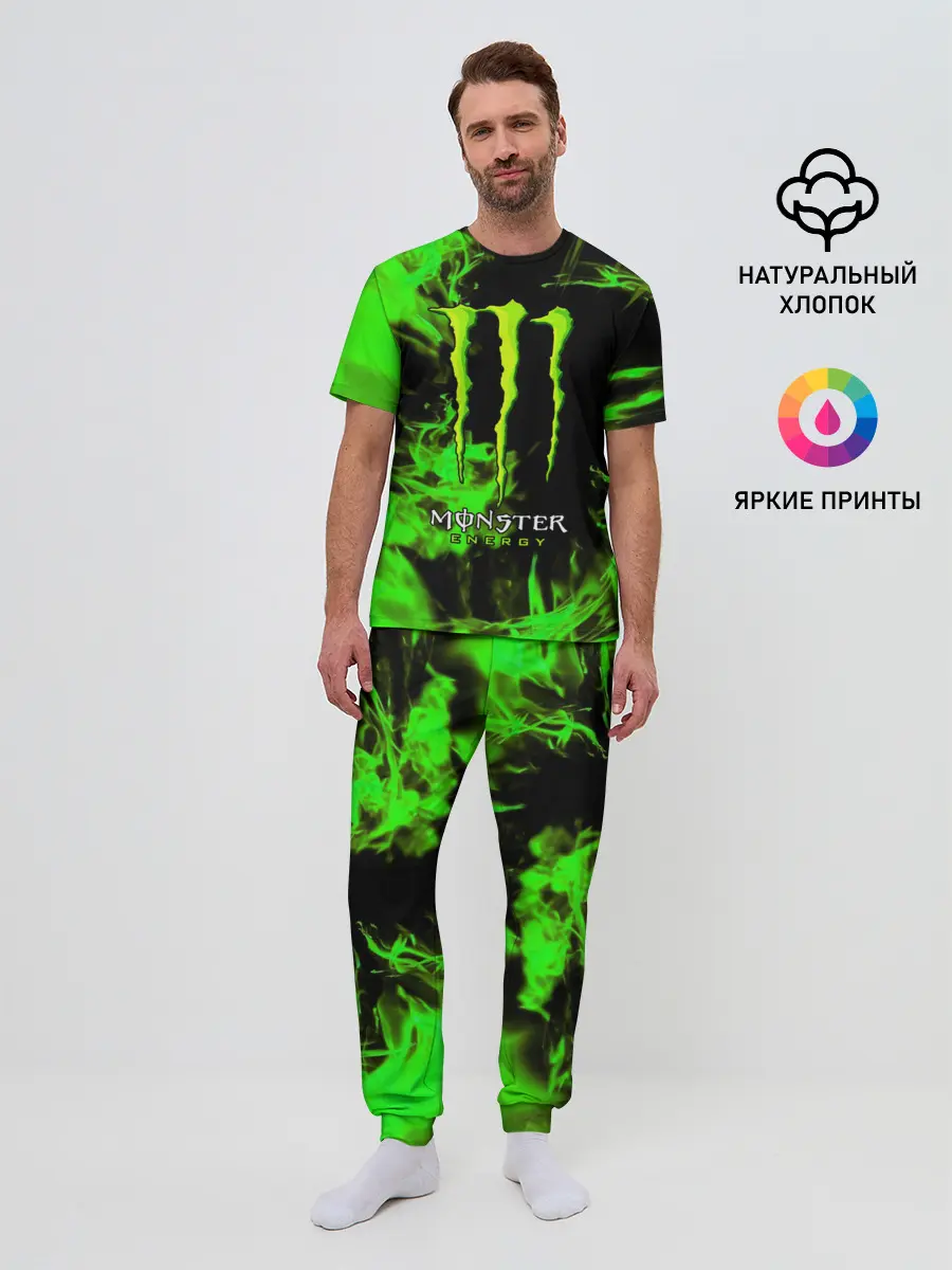 Мужская пижама с брюками / MONSTER ENERGY