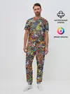 Мужская пижама с брюками / Стикеры