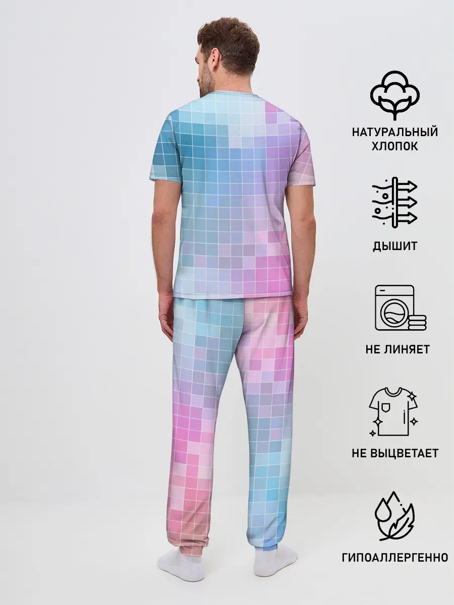 Мужская пижама с брюками / Minecraft