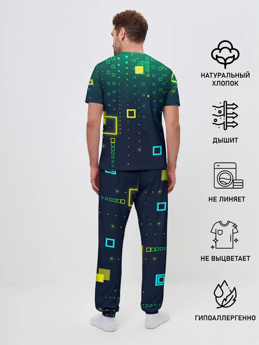Мужская пижама с брюками / Minecraft