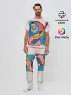 Мужская пижама с брюками / Абстракция полет фантазии
