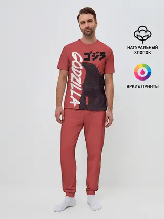 Мужская пижама с брюками / Godzilla