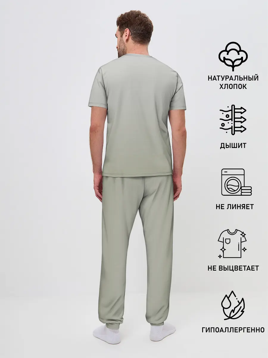 Мужская пижама с брюками / Doraeman