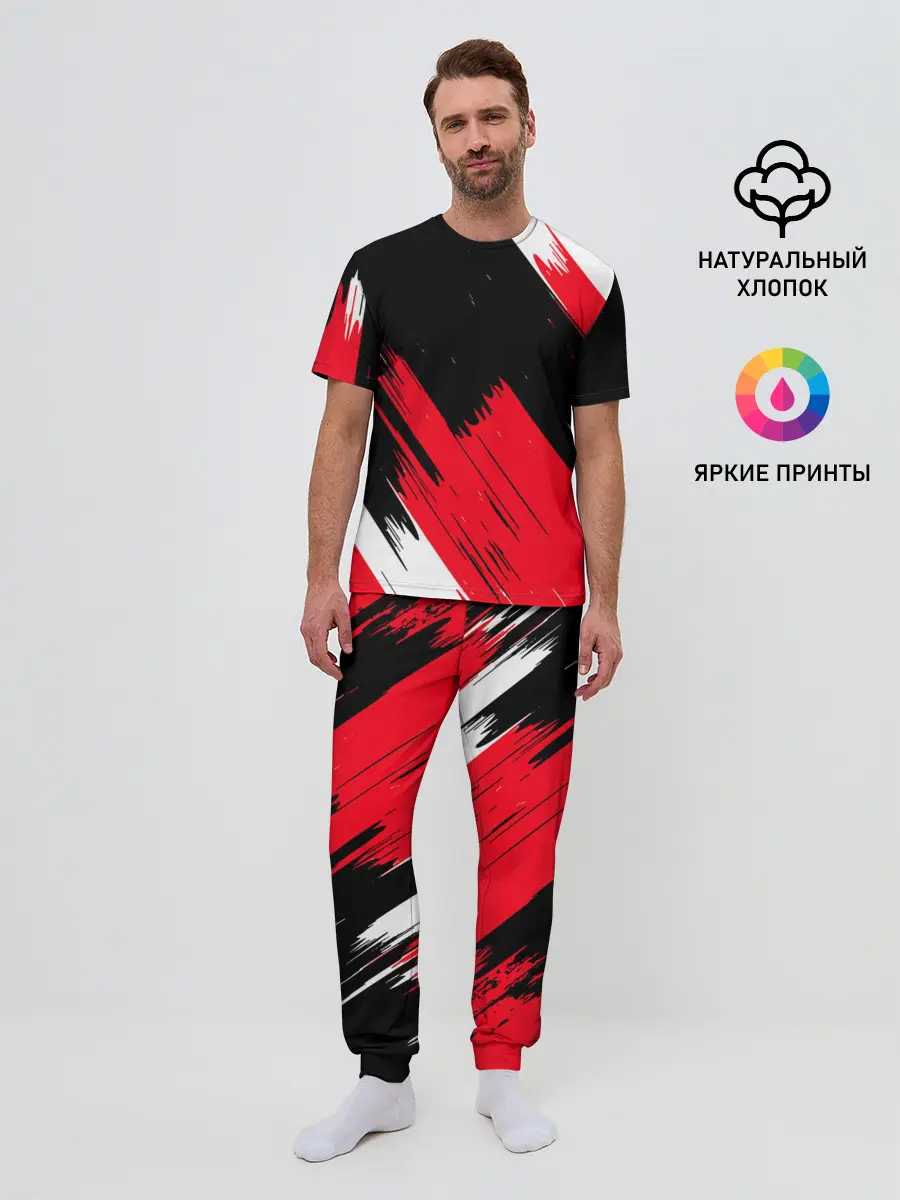 Мужская пижама с брюками / ТЕКСТУРА.