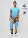 Мужская пижама с брюками / Подводный мир