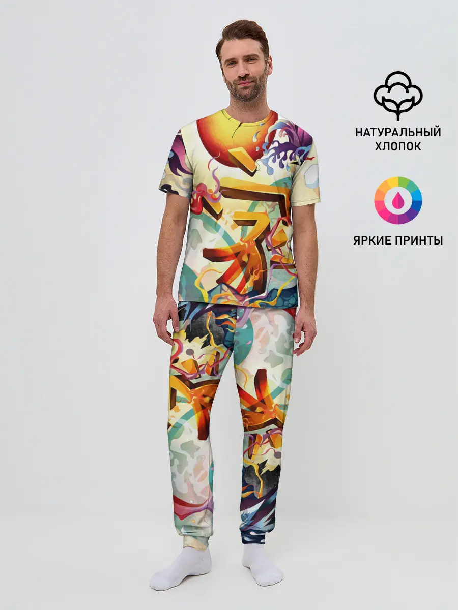 Мужская пижама с брюками / Dsquared tatoo