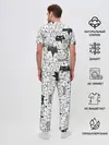 Мужская пижама с брюками / КОТЫ WHITE