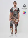 Мужская пижама с брюками / КОТЯТКИ