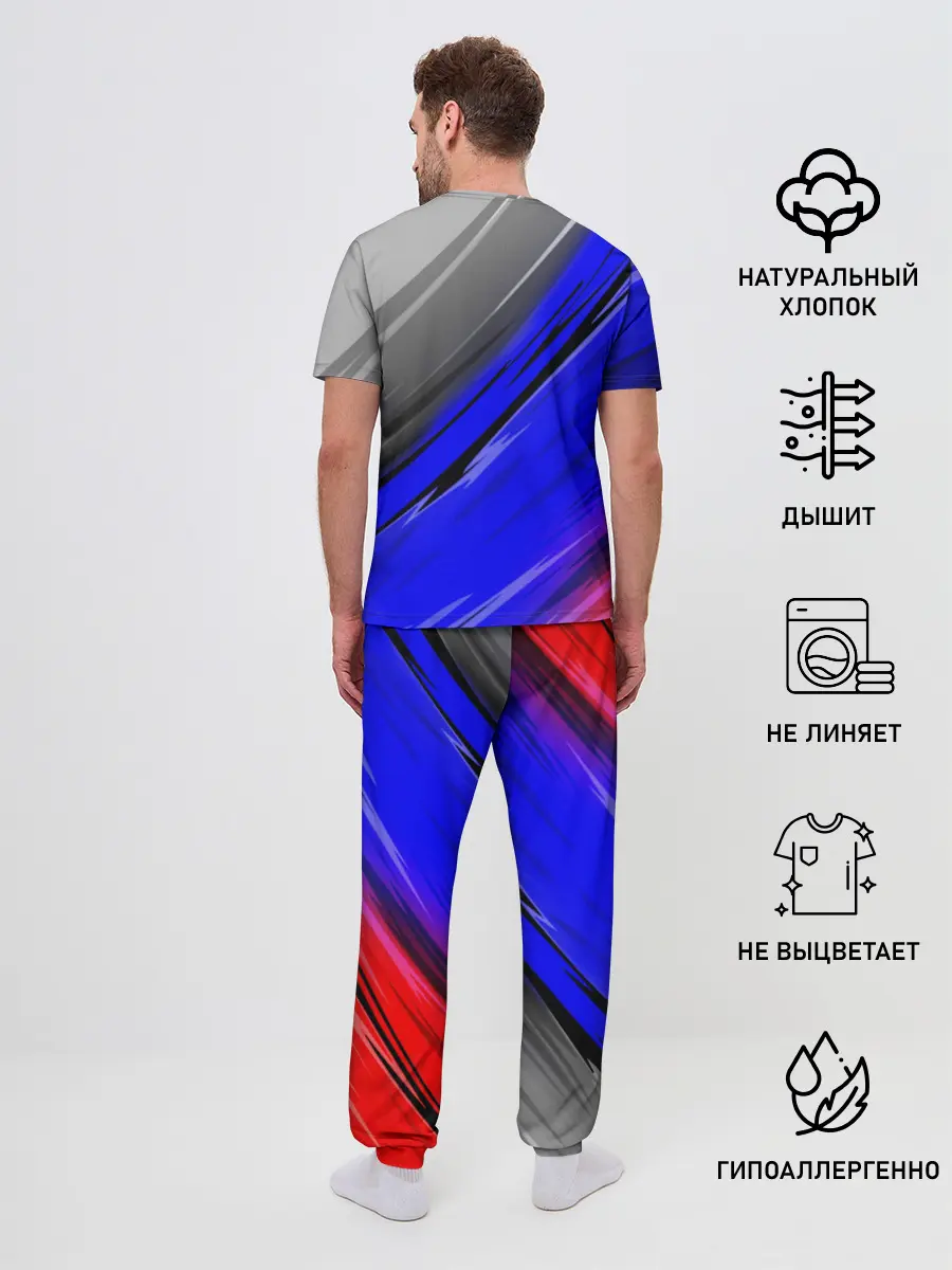 Мужская пижама с брюками / Русский Медведь