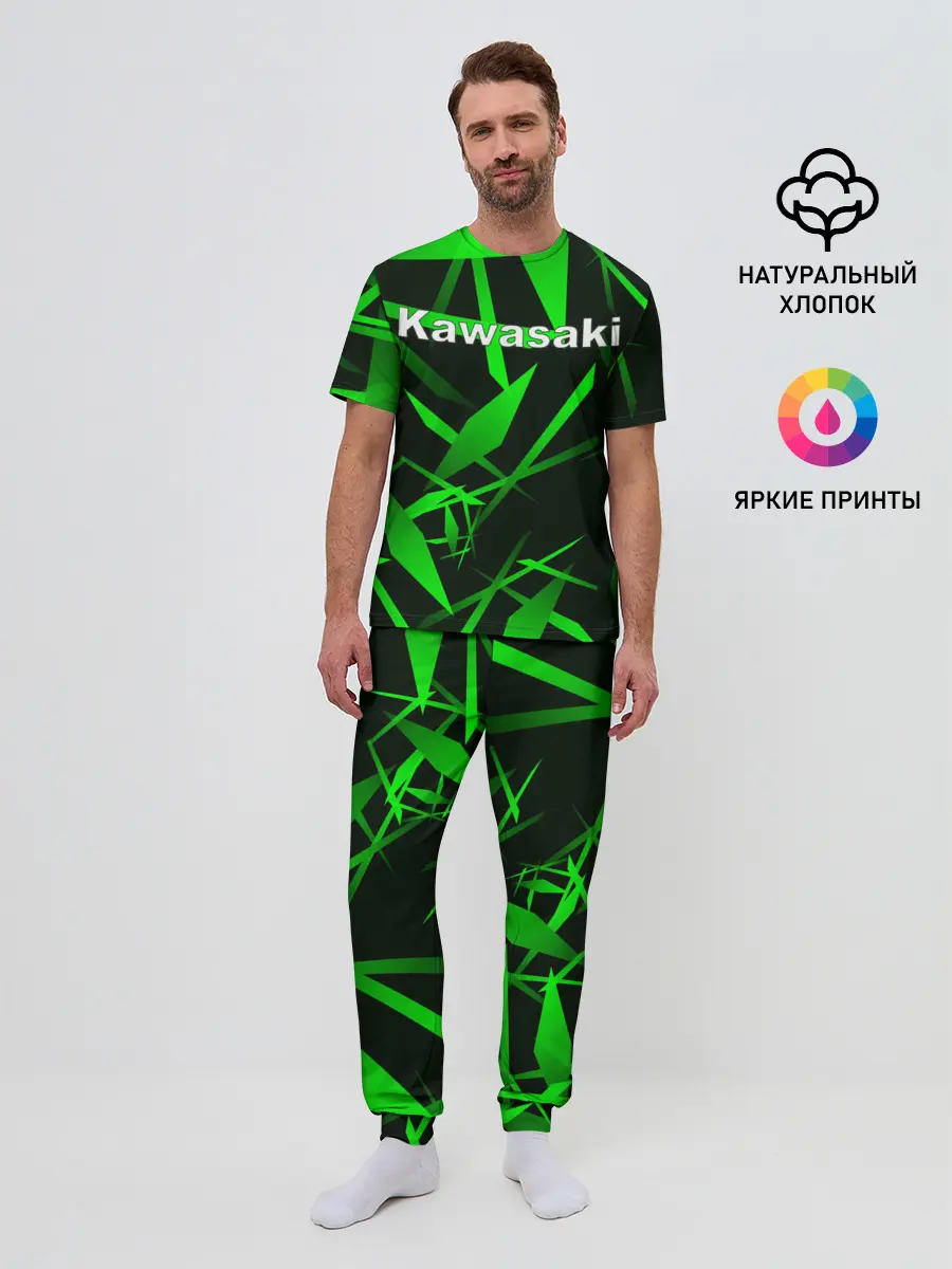 Мужская пижама с брюками / Kawasaki