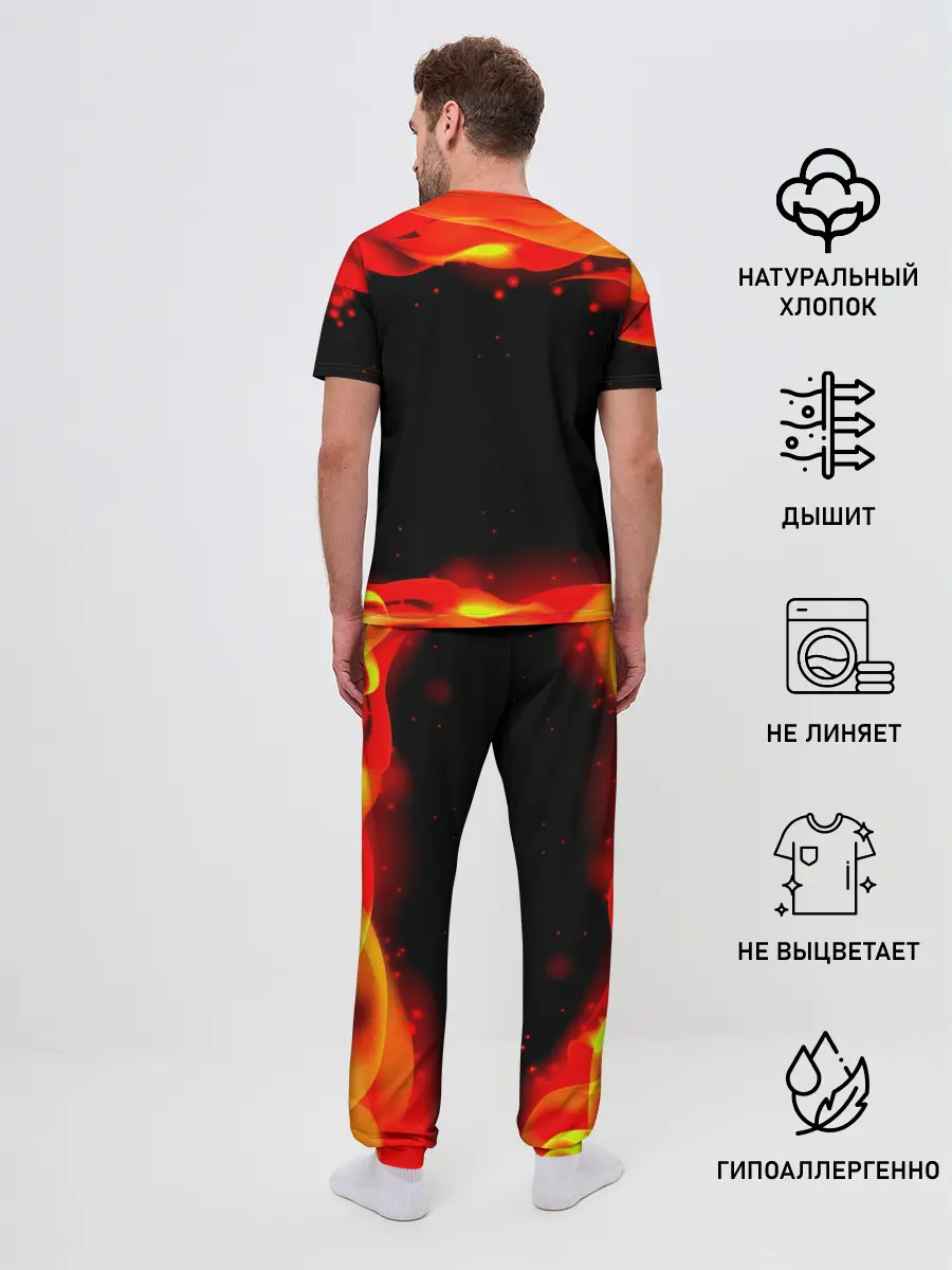 Мужская пижама с брюками / Майнкрафт Подземелья