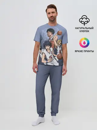 Мужская пижама с брюками / команда мечты