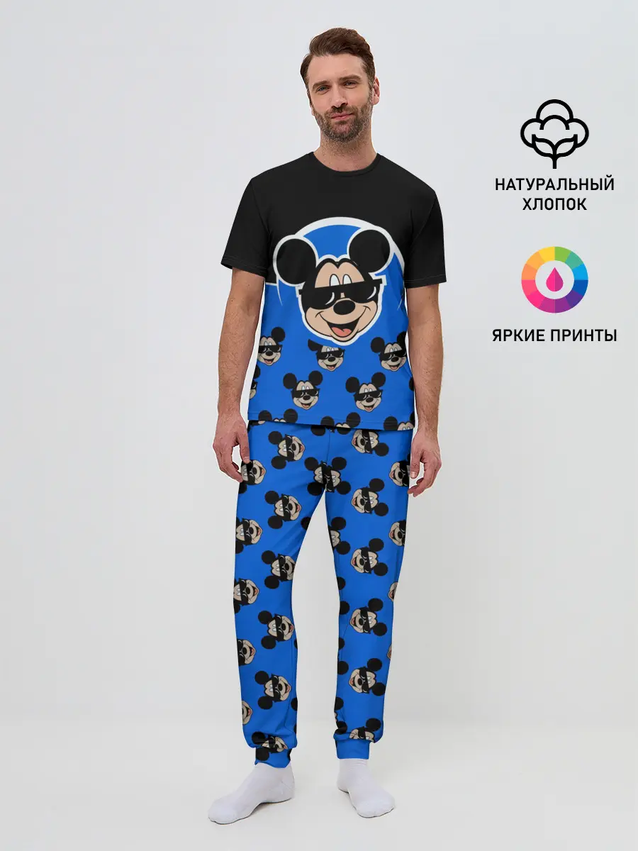 Мужская пижама с брюками / Disney.Микки Маус
