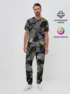 Мужская пижама с брюками / Спортивный стиль