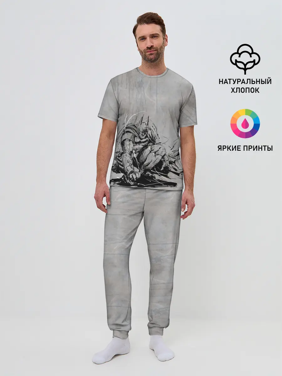 Мужская пижама с брюками / Batman: Arkham Knight