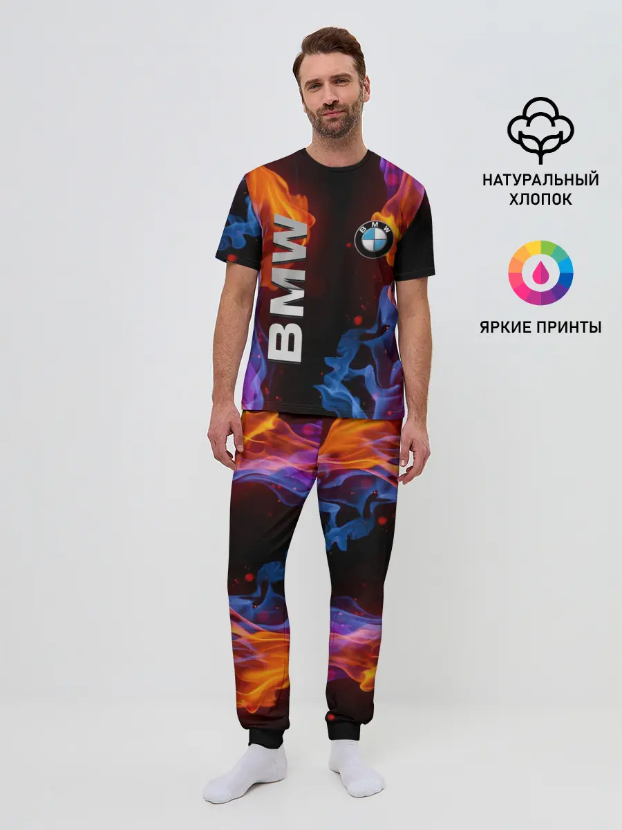 Мужская пижама с брюками / BMW