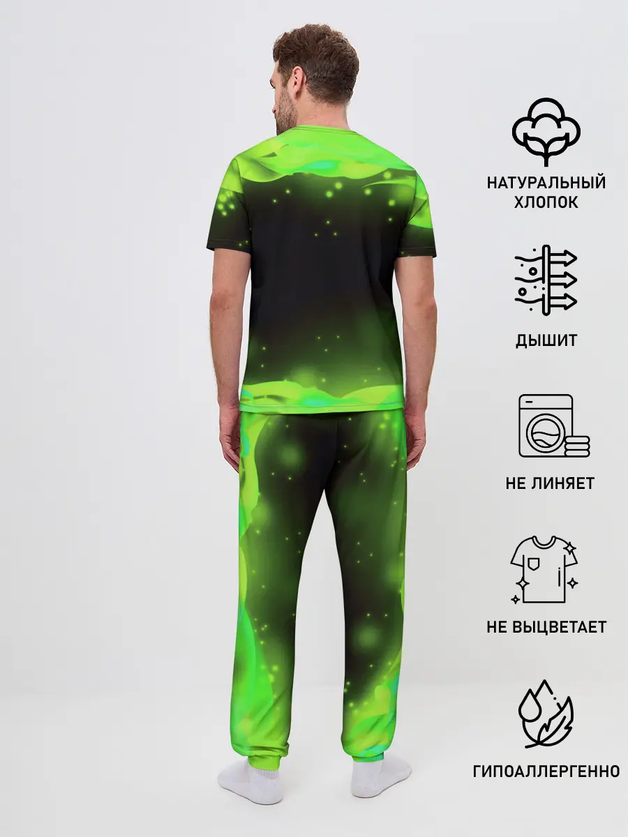 Мужская пижама с брюками / Minecraft 1