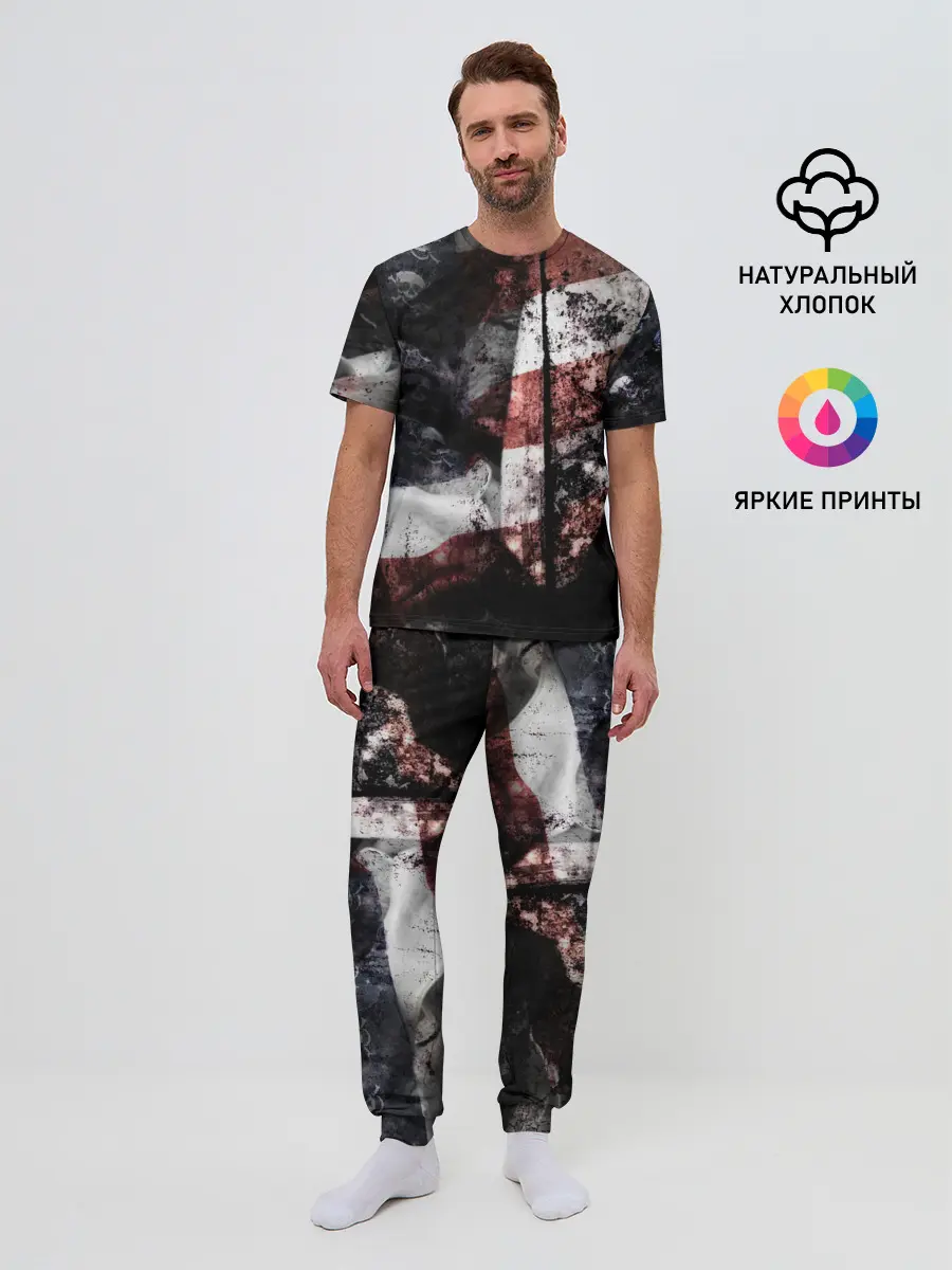 Мужская пижама с брюками / США