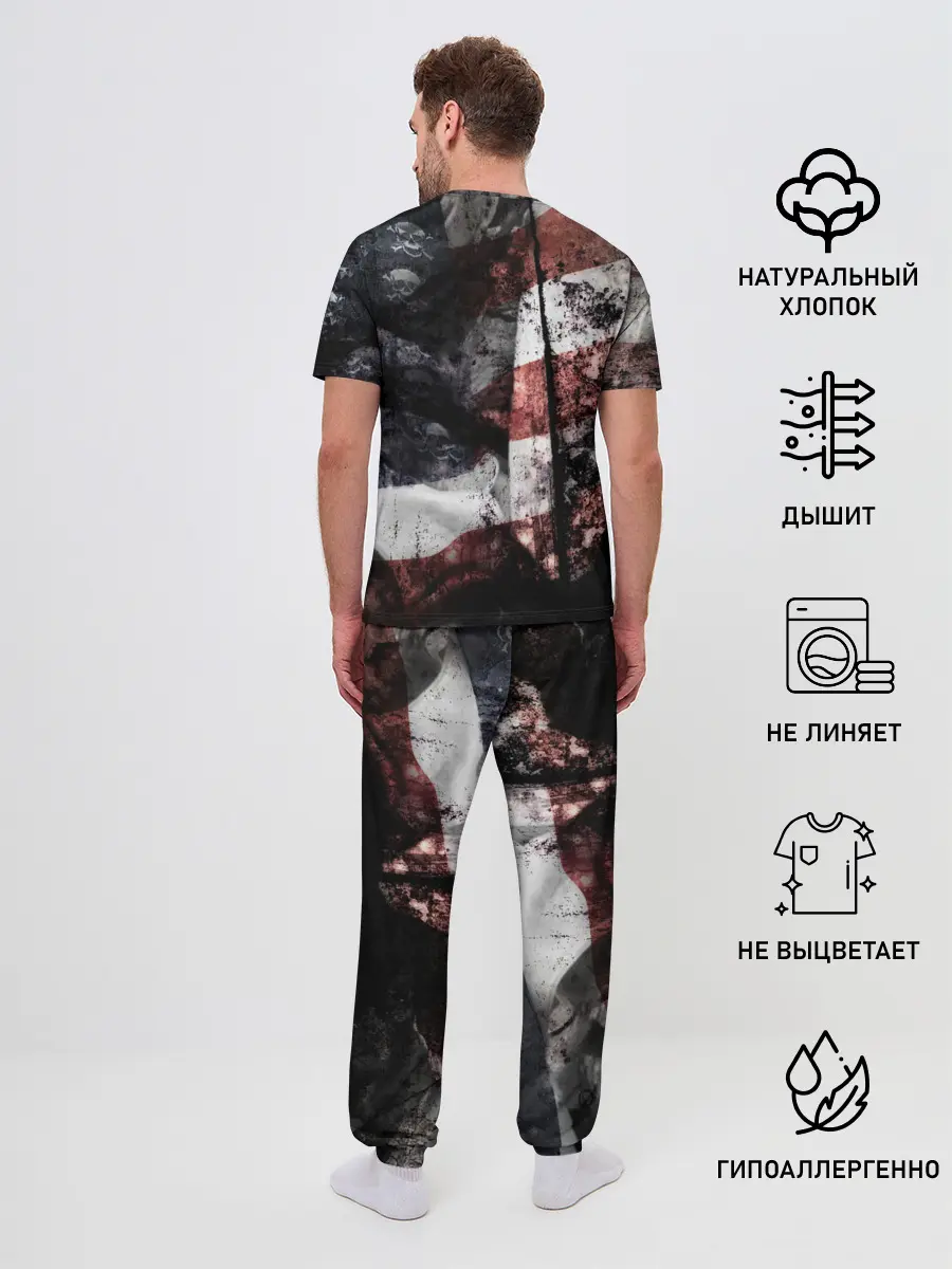 Мужская пижама с брюками / США