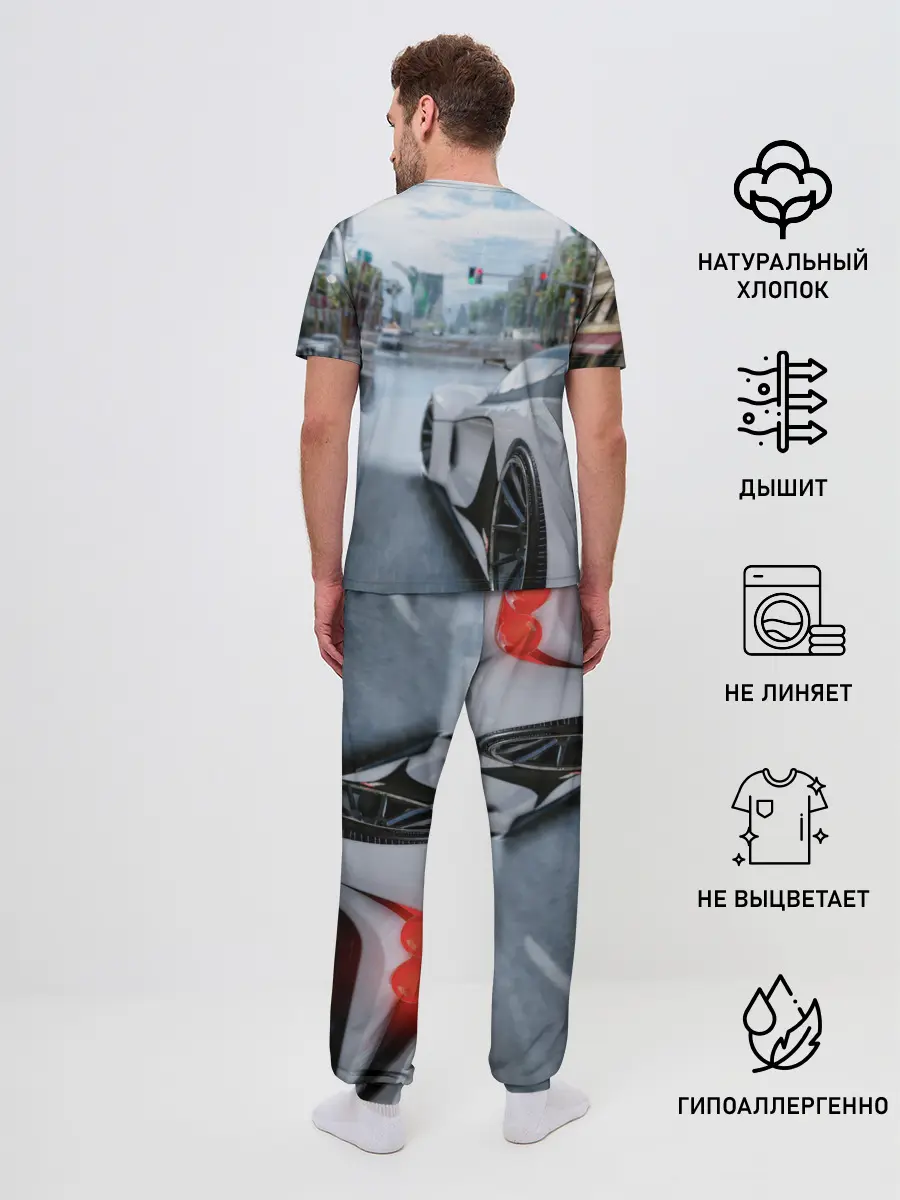 Мужская пижама с брюками / Vice city